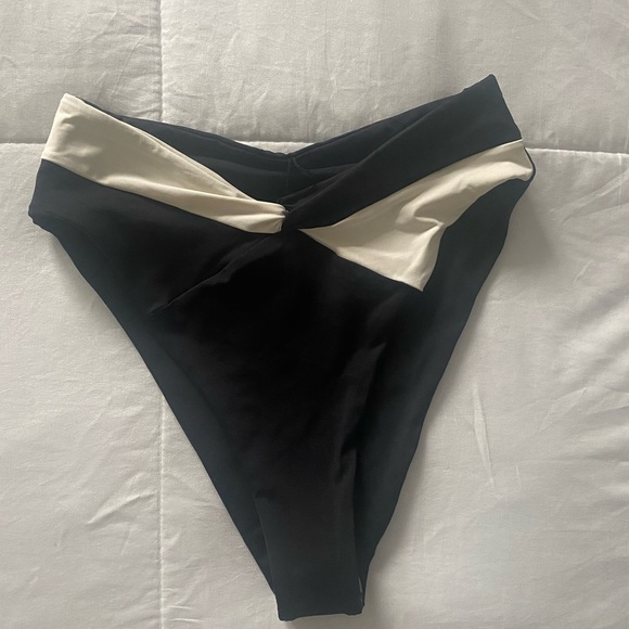 L *Space Color Block Nancy Lee Bikini Bottom - Picture 4 of 6